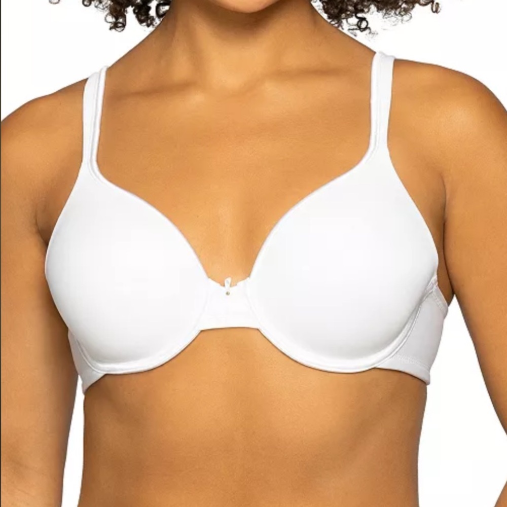 NWT Vanity Fair Body Caress Full Coverage Underwire White Bra. Size 40C